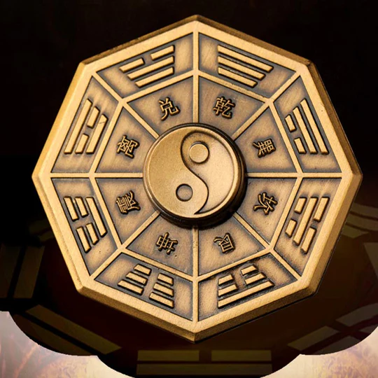 Bodhi Stones Fidget Spinner Blessing Tai Chi Finger Hand Spinner Decoration