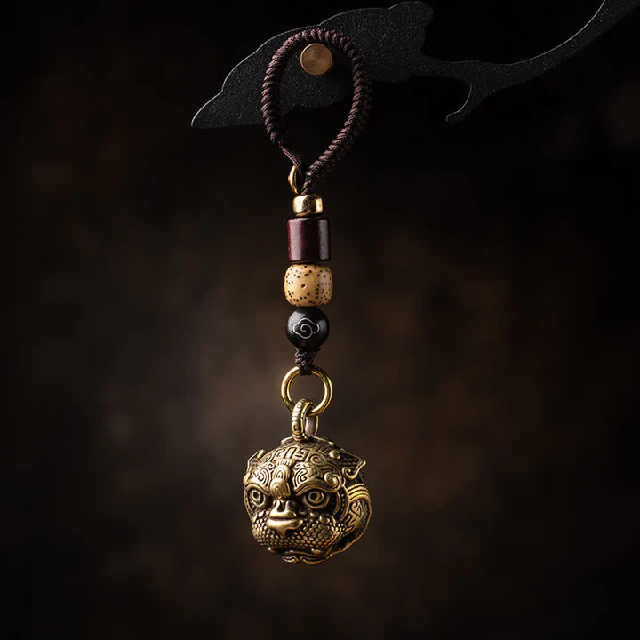Bodhi Stones PiXiu Wealth Copper Key Chain