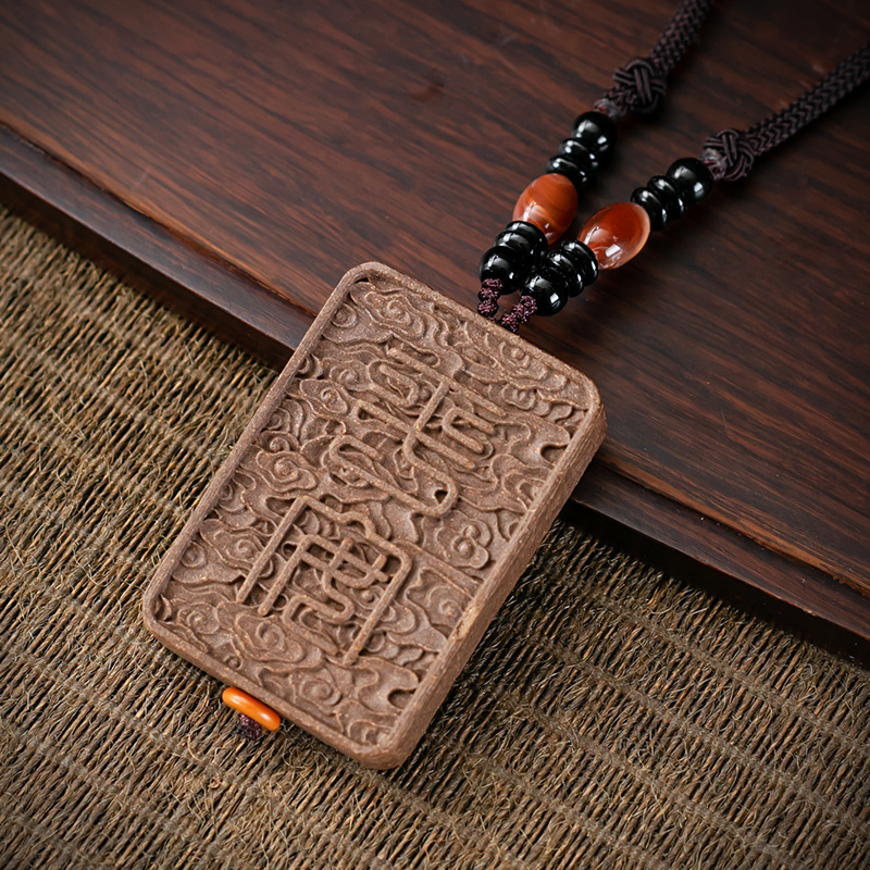 Bodhi Stones Pagoda Tree Flower and Tangerine Peel Peace Incense Pendant